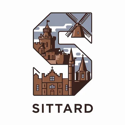 Professioneel demo logo design voorbeeld voor gemeente Sittard